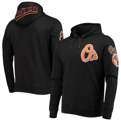 Pro Standard Black Baltimore Orioles Team Logo Pullover Hoodie