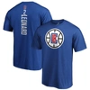 Fanatics Men's Kawhi Leonard Blue La Clippers Playmaker Name And Number T-shirt In Royal
