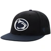 TOP OF THE WORLD TOP OF THE WORLD BLACK/NAVY PENN STATE NITTANY LIONS TEAM COLOR TWO-TONE FITTED HAT