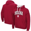 COLOSSEUM COLOSSEUM CRIMSON INDIANA HOOSIERS BIG & TALL ARCH & LOGO 2.0 PULLOVER HOODIE