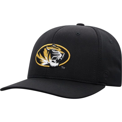 Top Of The World Black Missouri Tigers Reflex Logo Flex Hat