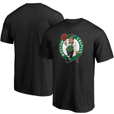 Fanatics Men's Black Boston Celtics Primary Team Logo T-shirt