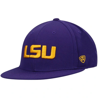 Top Of The World Men's  Purple Lsu Tigers Team Color Fitted Hat