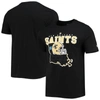 NEW ERA NEW ERA BLACK NEW ORLEANS SAINTS LOCAL PACK T-SHIRT