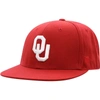 Top Of The World Crimson Oklahoma Sooners Team Color Fitted Hat In Crimson