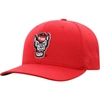 TOP OF THE WORLD TOP OF THE WORLD RED NC STATE WOLFPACK REFLEX LOGO FLEX HAT