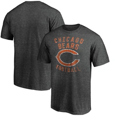 Majestic Heathered Charcoal Chicago Bears Showtime Logo T-shirt