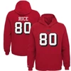 Mitchell & Ness Youth  Jerry Rice Scarlet San Francisco 49ers Retired Player Name & Number Fleece Pul In Scarlet