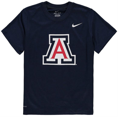 Nike Kids' Youth  Navy Arizona Wildcats Logo Legend Dri-fit T-shirt