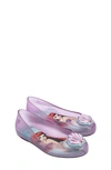 Mini Melissa Kids' Disney Princess Sweet Love Ballet Flats In Pink