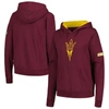 STADIUM ATHLETIC MAROON ARIZONA STATE SUN DEVILS TEAM BIG LOGO PULLOVER HOODIE