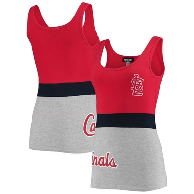 Refried Apparel Red St. Louis Cardinals Sustainable Tri-blend Tank Top