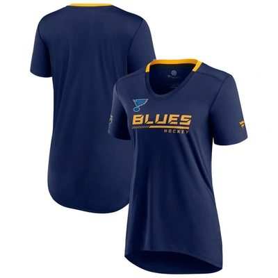 Fanatics Branded Navy St. Louis Blues Authentic Pro Locker Room T-shirt