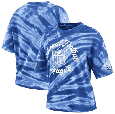 Wear By Erin Andrews Blue Nfl Tie-dye T-shirt