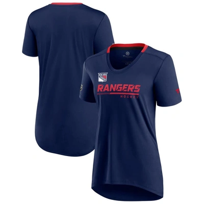 Fanatics Branded Navy New York Rangers Authentic Pro Locker Room T-shirt