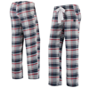 Concepts Sport Women's Navy, Red New England Patriots Accolade Flannel Pants In Navy