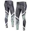 Concepts Sport Women's Black, Silver Las Vegas Raiders Dormer Knit Sublimated Leggings In Black