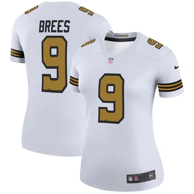 Nike Women's Drew Brees New Orleans Saints Color Rush Legend Jersey In White