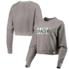 LEAGUE COLLEGIATE WEAR LEAGUE COLLEGIATE WEAR BROWN MICHIGAN STATE SPARTANS CLASSIC CORDED TIMBER CROP PULLOVER SWEATSHIRT