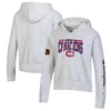 CHAMPION CHAMPION HEATHERED GRAY MONTREAL CANADIENS REVERSE WEAVE PULLOVER HOODIE