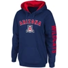 Colosseum Women's  Navy Arizona Wildcats Loud And Proud Pullover Hoodie In Navy