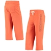 Junk Food Orange Cleveland Browns Cropped Pants In Orange