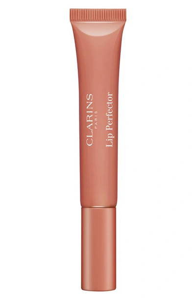 Clarins Lip Perfector Peptide-plumping And Hydrating Lip Gloss In Transparent
