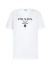 PRADA PRADA LOGO PRINTED CREWNECK T