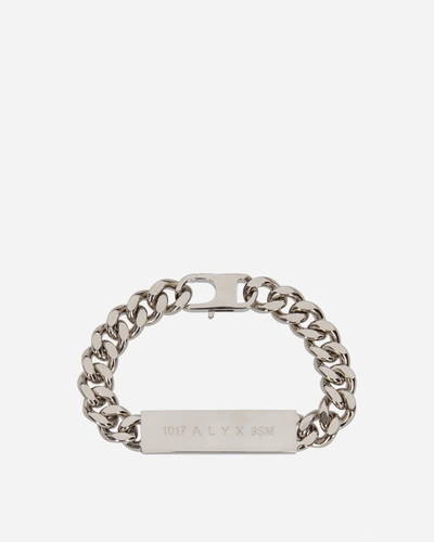 Alyx Silver Chain Logo Buckle Bracelet