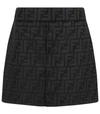 FENDI BLACK SKIRT WITH DOUBLE FF