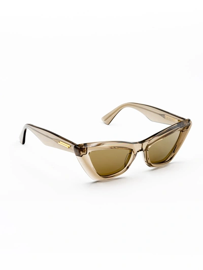Bottega Veneta Eyewear 17ep40r0a In Brown Brown Bronze