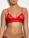 Hanky Panky Signature Stretch-lace Bralette In Red