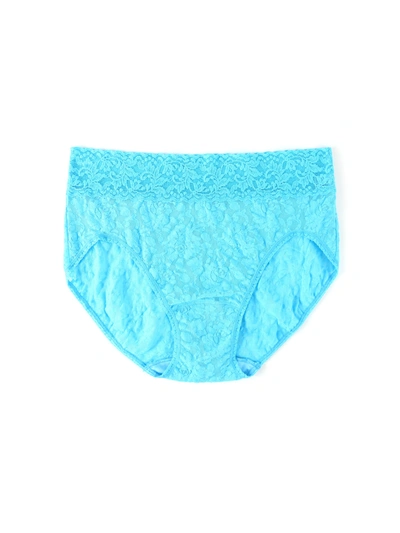 Hanky Panky Signature Lace French Brief In Tempting Turquoise