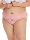 Hanky Panky Plus Size Signature Lace French Brief Sale In Pink