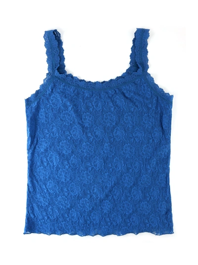 Hanky Panky Plus Size Signature Lace Classic Cami In Blue