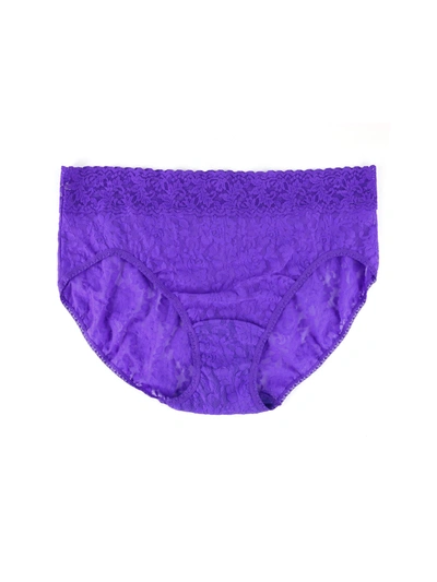 Hanky Panky Plus Size Signature Lace French Brief In Purple