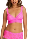 Hanky Panky Signature Lace Crossover Bralette - Dragon Fruit In Pink