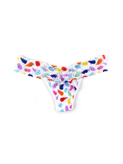 Hanky Panky Printed Signature Lace Low Rise Thong Sale In Multicolor