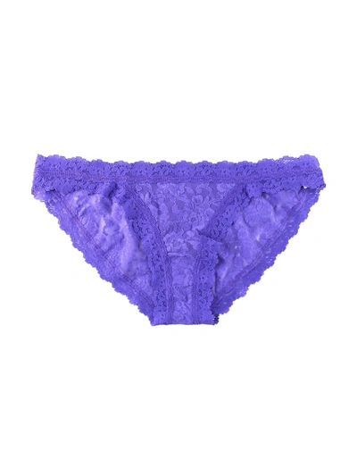 Hanky Panky Signature Lace Brazilian Bikini In Purple