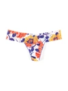 Hanky Panky Petite Size Printed Signature Lace Thong Sale In Orange