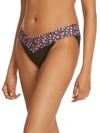 Hanky Panky Supima® Cotton V-kini With Contrast Trim In Black