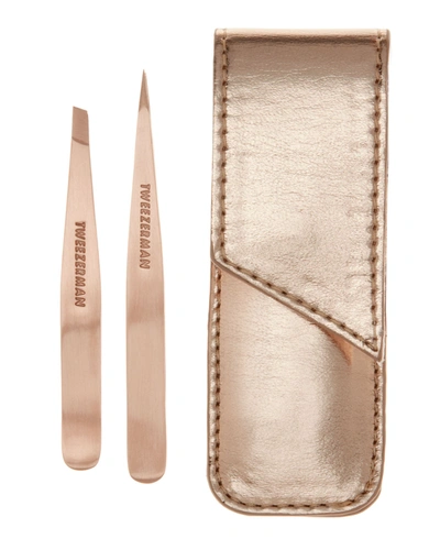 Tweezerman Petite Rose Gold Tweezer Set