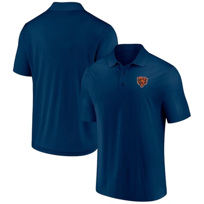 Fanatics Men's  Branded Navy Chicago Bears Winning Streak Polo Shirt