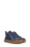 Camper Kido Ankle Boots In Navy Blue