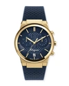 Ferragamo Men's 41mm Sapphire Chrono Watch