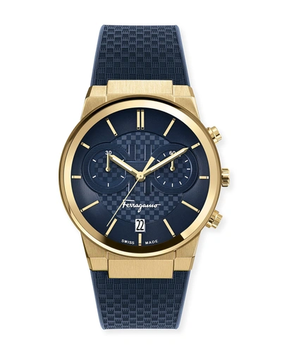 Ferragamo Men's 41mm Sapphire Chrono Watch