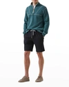 Rodd & Gunn Men's Mercer Bay Fleece Shorts In Liquorice