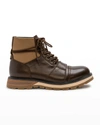 Rodd & Gunn Waterproof Larch Court Hiking Boot In Chocolate