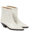 ISABEL MARANT IMORI LEATHER ANKLE BOOTS