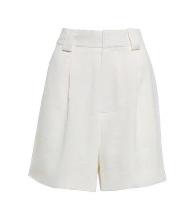 Sir Women's Clemence Pleated Woven Shorts In Ivory